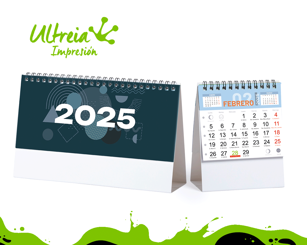 Composición calendarios de sobremesa